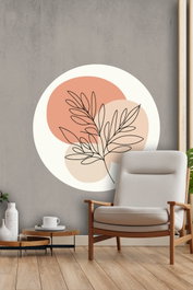Wallity ERSYSTCKR24 Sticker Decorativo para Pared 78 x 78 cm PVC