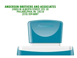 X'stamper Sello Quix Personalizable Color Verde Medidas 16x83 mm q-26 Consumible Máquina Sellos