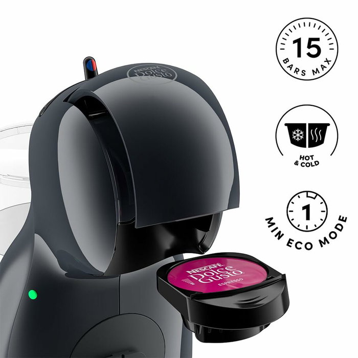 De'Longhi Piccolo XS EDG210.A Cafetera de Cápsulas Negra