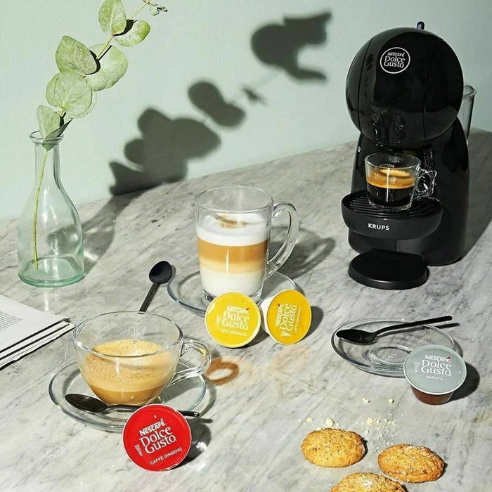 De'Longhi Piccolo XS EDG210.A Cafetera de Cápsulas Negra