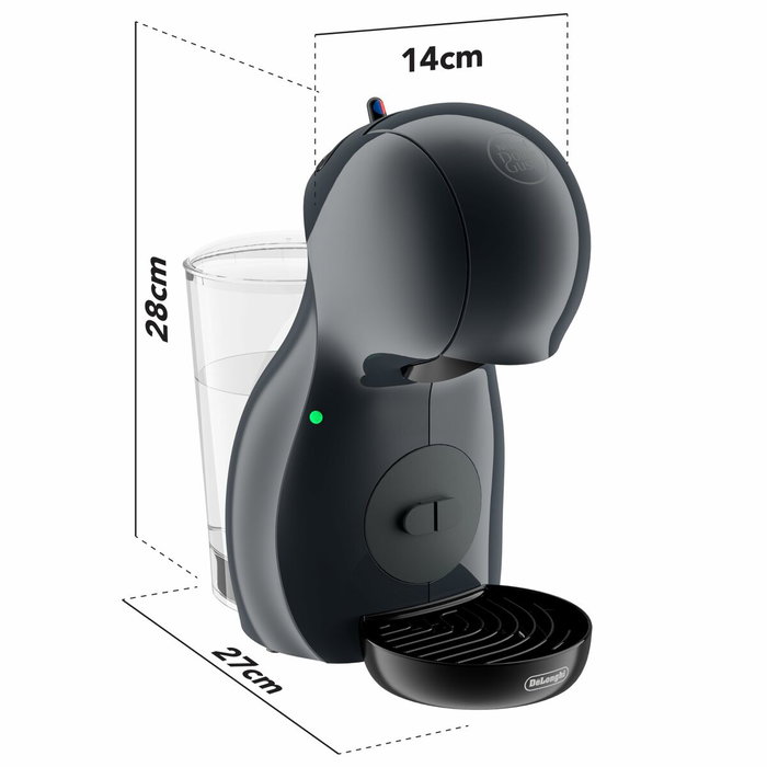 De'Longhi Piccolo XS EDG210.A Cafetera de Cápsulas Negra