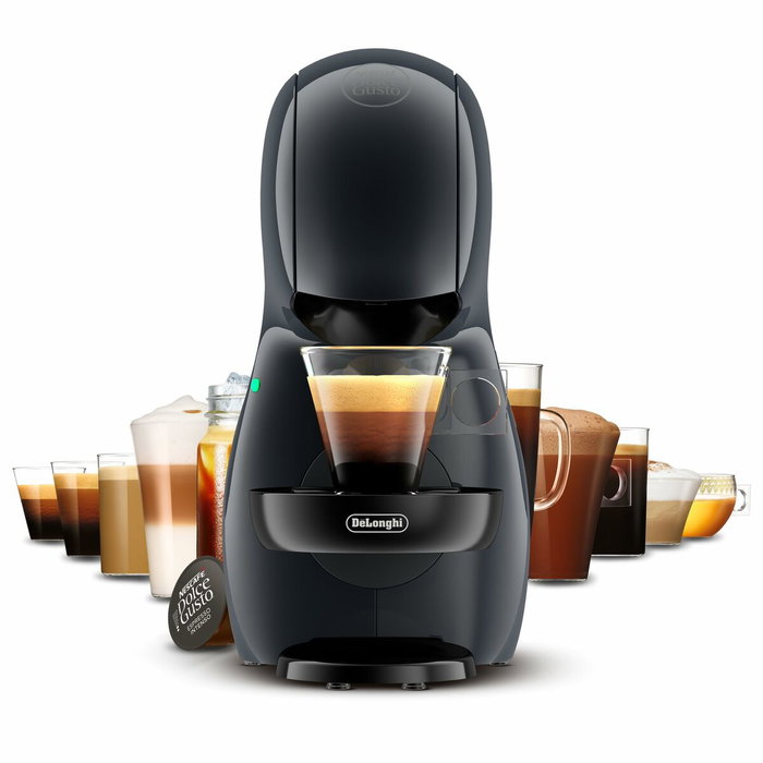 De'Longhi Piccolo XS EDG210.A Cafetera de Cápsulas Negra