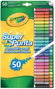 Crayola Estuche de 50 Rotuladores Super Lavables Maxi Punta
