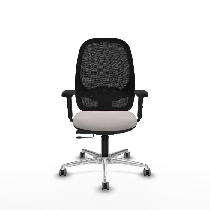 PIQUERAS Y CRESPO Silla de oficina Cilanco con mecanismo Sincro/Traslack, Blanco y Negro PIQUERAS Y CRESPO Silla de oficina Cilanco con mecanismo Sincro/Traslack, Blanco y Negro
