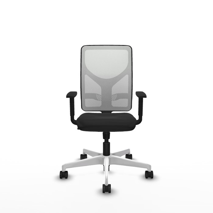 PIQUERAS Y CRESPO Silla de oficina Motilla con mecanismo Sincro, Negro y Blanco PIQUERAS Y CRESPO Silla de oficina Motilla con mecanismo Sincro, Negro y Blanco