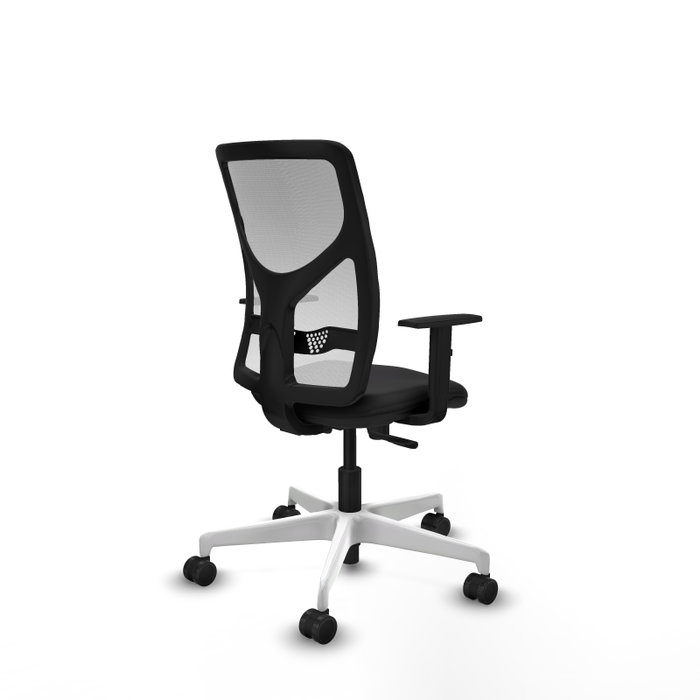 PIQUERAS Y CRESPO Silla de oficina Motilla con mecanismo Sincro, Negro y Blanco PIQUERAS Y CRESPO Silla de oficina Motilla con mecanismo Sincro, Negro y Blanco