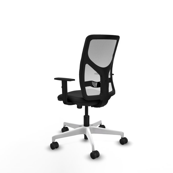 PIQUERAS Y CRESPO Silla de oficina Motilla con mecanismo Sincro, Negro y Blanco PIQUERAS Y CRESPO Silla de oficina Motilla con mecanismo Sincro, Negro y Blanco
