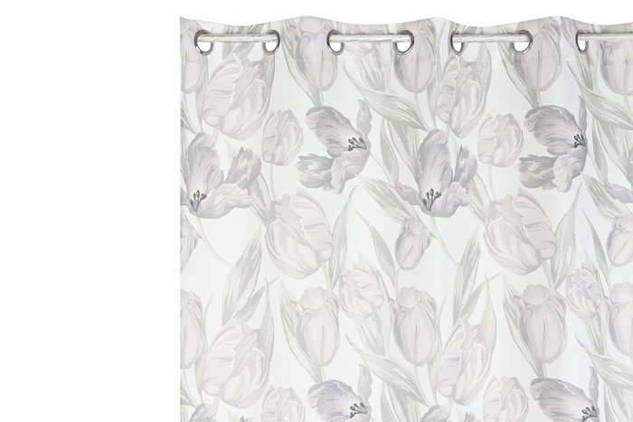 DKD Home Decor Cortina de Poliéster con Tulipanes Impresos 140x0,3x260 cm DKD Home Decor Cortina de Poliéster con Tulipanes Impresos 140x0,3x260 cm
