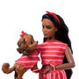 MATTEL Muñeca Twinning Looks Barbie Brooklyn con Cachorrito Conjuntos a Juego Edad +3 Años