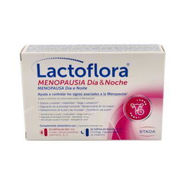 LACTOFLORA Menopausia Día y Noche 30 cápsulas día + 30 cápsulas noche