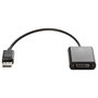 HP Adaptador DisplayPort a DVI-D FH973AA Negro