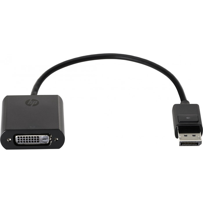 HP Adaptador DisplayPort a DVI-D FH973AA Negro