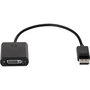 HP Adaptador DisplayPort a DVI-D FH973AA Negro
