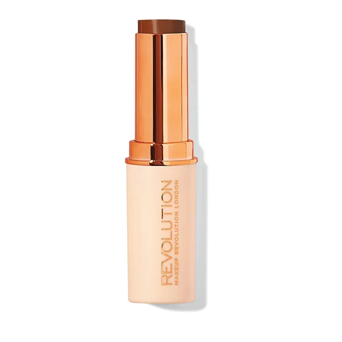 Makeup Revolution Fast Base Concealer F 17, Barra de base Vegana 10 g
