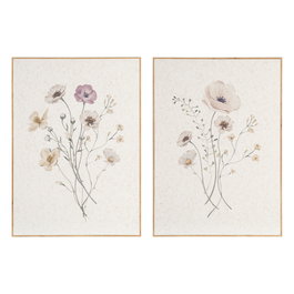 Ixia Cuadro Flor 2/M Madera Impreso 51,50 x 3,50 x 71,50 cm