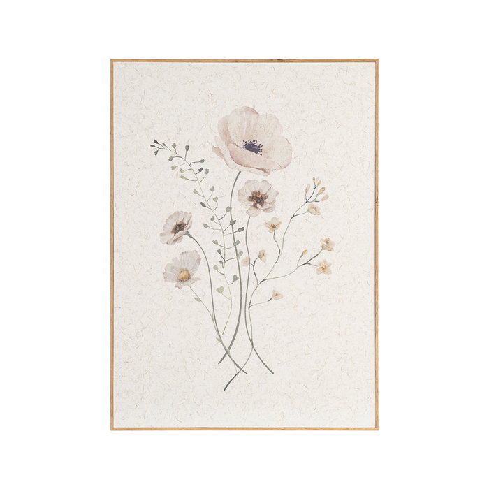 Ixia Cuadro Flor 2/M Madera Impreso 51,50 x 3,50 x 71,50 cm