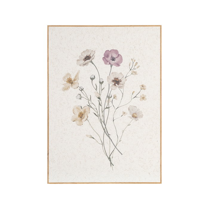 Ixia Cuadro Flor 2/M Madera Impreso 51,50 x 3,50 x 71,50 cm