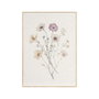 Ixia Cuadro Flor 2/M Madera Impreso 51,50 x 3,50 x 71,50 cm