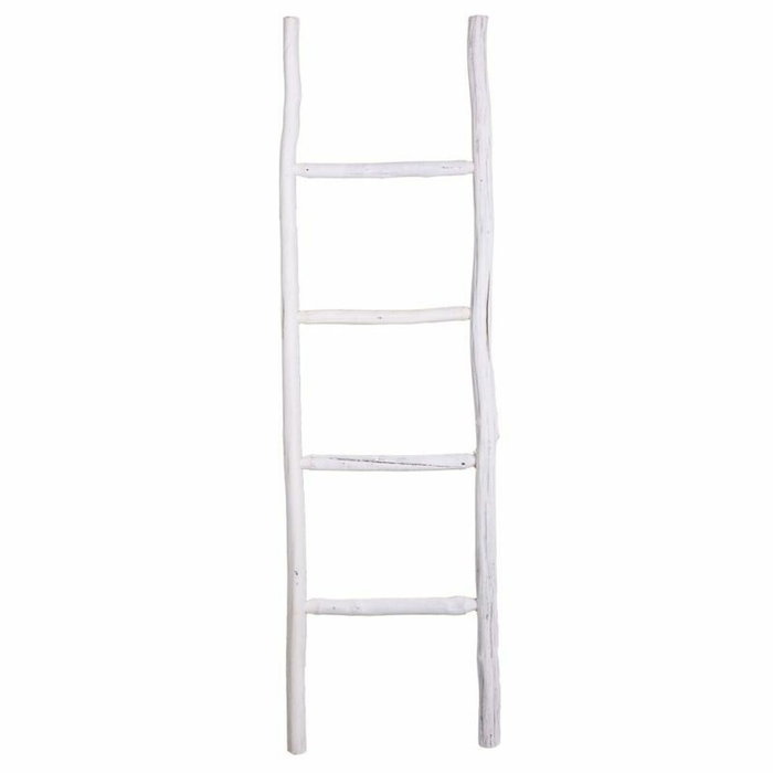 Estantería Alexandra House Living Blanco Madera de abeto 3 x 44 x 150 cm Escalera Estantería Alexandra House Living Blanco Madera de abeto 3 x 44 x 150 cm Escalera
