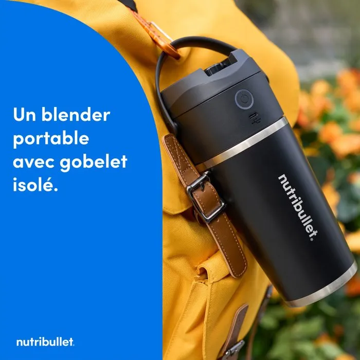 Licuadora Nutribullet Flip, Modelo NBP106B, Color Negro