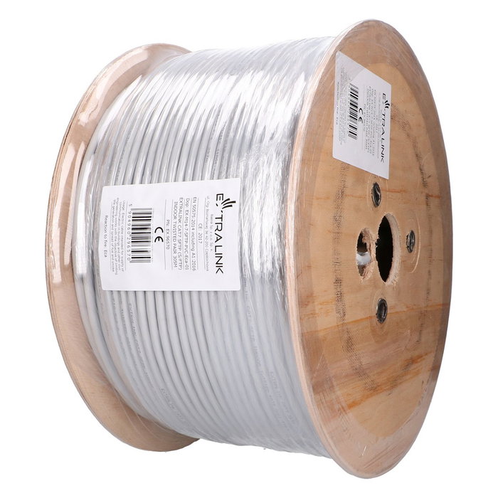 Extralink Cable de Red CAT7 S/FTP para Interiores 305m