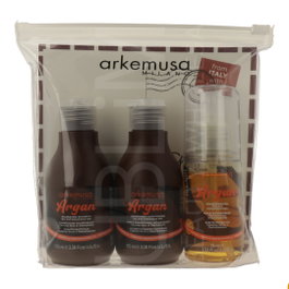 Arkemusa Kit Travel Argan (Champú + Acondicionador + Aceite)