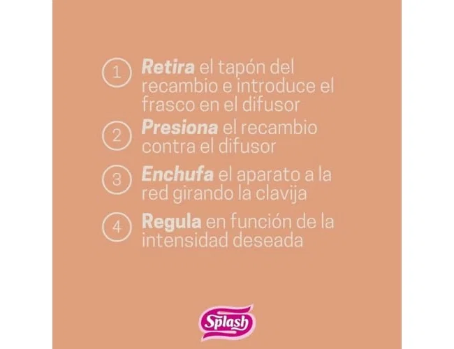 Splash Recambio de Ambientador Eléctrico Lavanda 25 ml