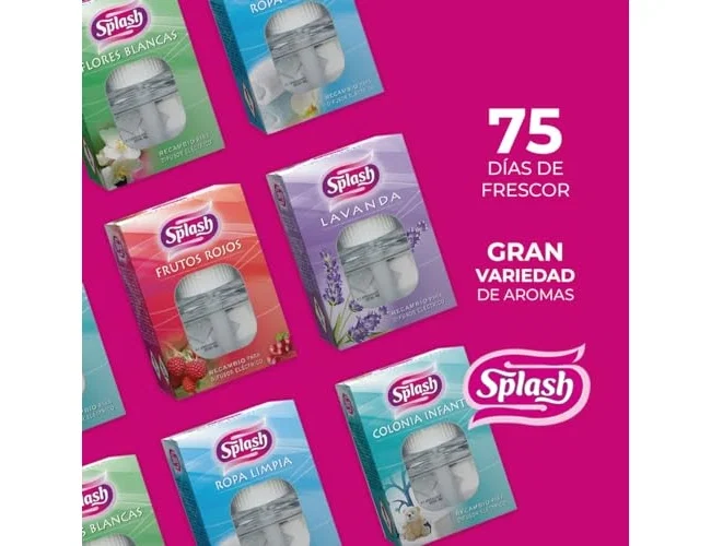 Splash Recambio de Ambientador Eléctrico Lavanda 25 ml