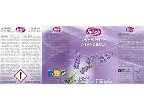 Splash Recambio de Ambientador Eléctrico Lavanda 25 ml