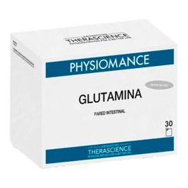 THERASCIENCE Physiomance Glutamina 30 Sobres - Reparación Intestinal, Reconstrucción Muscular, Protector Inmunitario