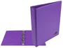 Liderpapel Carpeta de 4 anillas redondas 25 mm A5 Violeta
