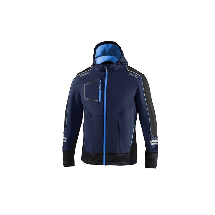 Sparco Chaqueta Soft-Shell York Azul Marino/Azul XXL Sparco Chaqueta Soft-Shell York Azul Marino/Azul XXL