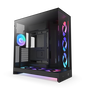 NZXT H9 Flow RGB+ (2025) All Black Midi Tower Case