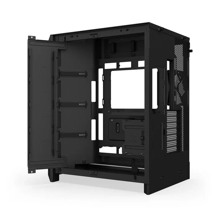 NZXT H9 Flow RGB+ (2025) All Black Midi Tower Case