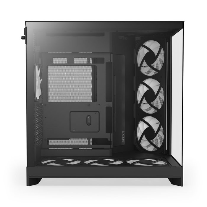 NZXT H9 Flow RGB+ (2025) All Black Midi Tower Case