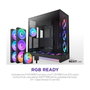 NZXT H9 Flow RGB+ (2025) All Black Midi Tower Case