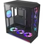 NZXT H9 Flow RGB+ CM-H92FB-P1 Caja semitorre PC Doble cámara 3 ventiladores RGB Negro