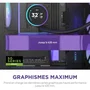 NZXT H9 Flow RGB+ CM-H92FB-P1 Caja semitorre PC Doble cámara 3 ventiladores RGB Negro