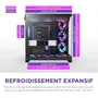 NZXT H9 Flow RGB+ CM-H92FB-P1 Caja semitorre PC Doble cámara 3 ventiladores RGB Negro
