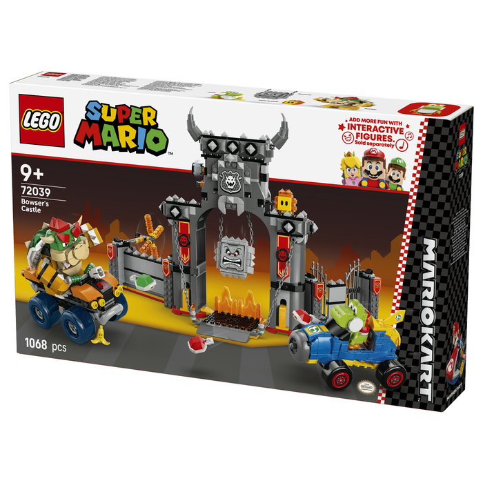LEGO 72039 Super Mario - Mario Kart: Castillo de Bowser, Juego de construcción, 9+ años, 1068 piezas, Multicolor