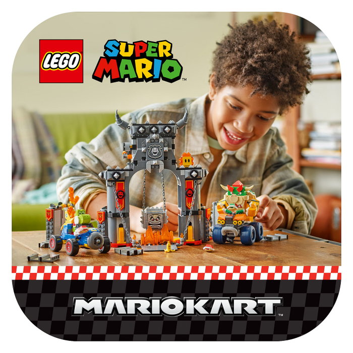 LEGO 72039 Super Mario - Mario Kart: Castillo de Bowser, Juego de construcción, 9+ años, 1068 piezas, Multicolor