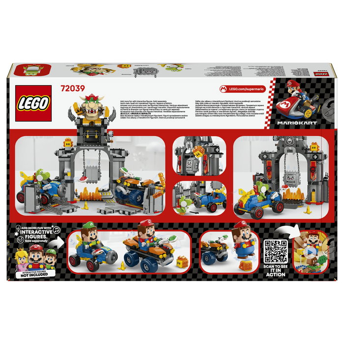 LEGO 72039 Super Mario - Mario Kart: Castillo de Bowser, Juego de construcción, 9+ años, 1068 piezas, Multicolor