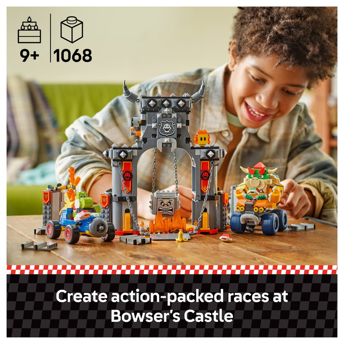 LEGO 72039 Super Mario - Mario Kart: Castillo de Bowser, Juego de construcción, 9+ años, 1068 piezas, Multicolor