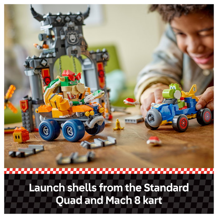 LEGO 72039 Super Mario - Mario Kart: Castillo de Bowser, Juego de construcción, 9+ años, 1068 piezas, Multicolor