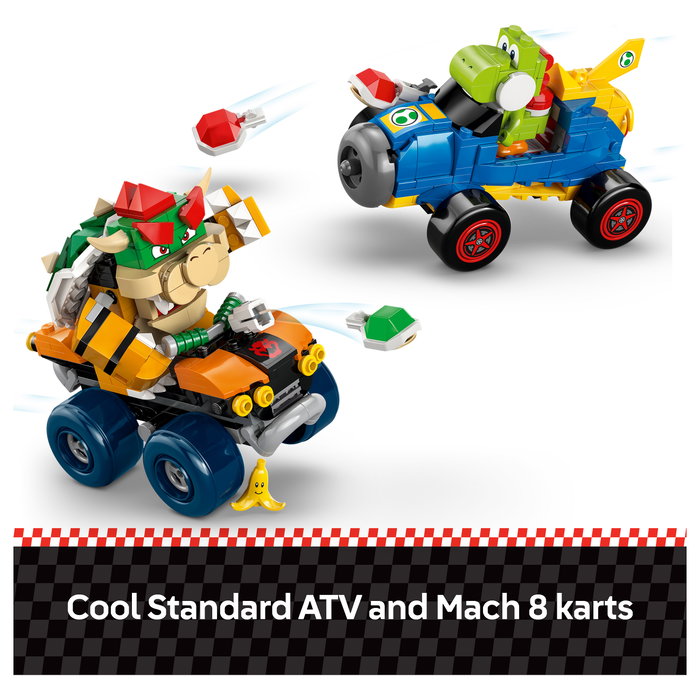 LEGO 72039 Super Mario - Mario Kart: Castillo de Bowser, Juego de construcción, 9+ años, 1068 piezas, Multicolor