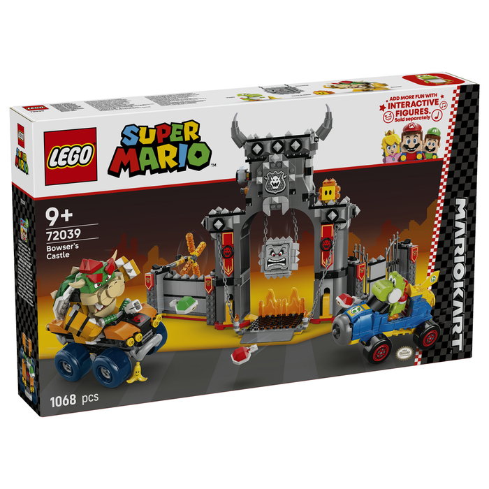 LEGO 72039 Super Mario - Mario Kart: Castillo de Bowser, Juego de construcción, 9+ años, 1068 piezas, Multicolor