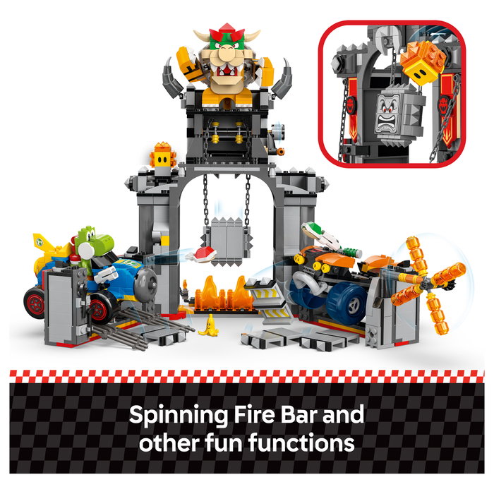 LEGO 72039 Super Mario - Mario Kart: Castillo de Bowser, Juego de construcción, 9+ años, 1068 piezas, Multicolor
