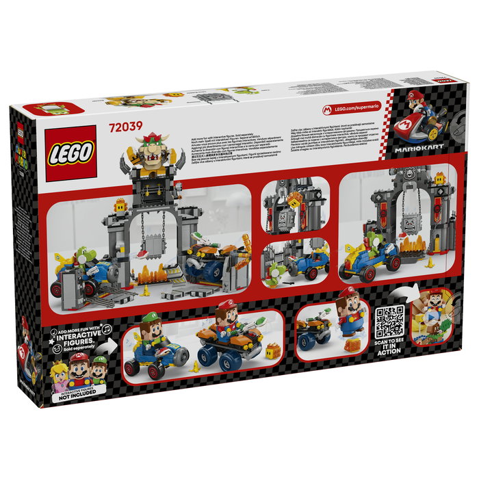LEGO 72039 Super Mario - Mario Kart: Castillo de Bowser, Juego de construcción, 9+ años, 1068 piezas, Multicolor