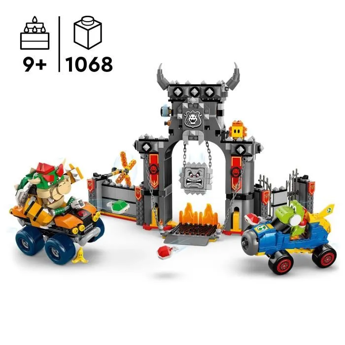 Lego Super Mario Kart Castillo de Bowser Set de Construcción 72039 para Niños de 9 Años