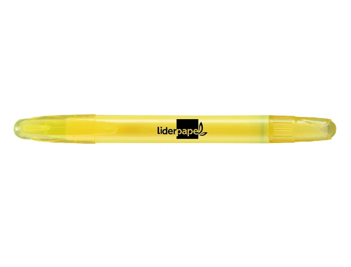 Liderpapel Marcador de Cera Gel Fluorescente Amarillo, No Mancha, No Saca Punta, Stick Aplicador